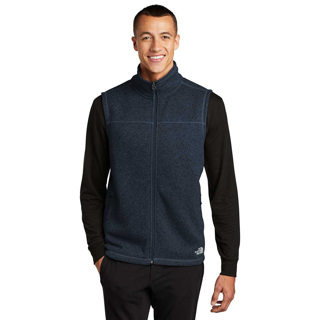 The North Face Men's Urban Navy Heather Sweater Fleece Vest