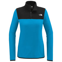 The North Face Women's Hero Blue/ TNF Black Glacier 1/4-Zip Fleece