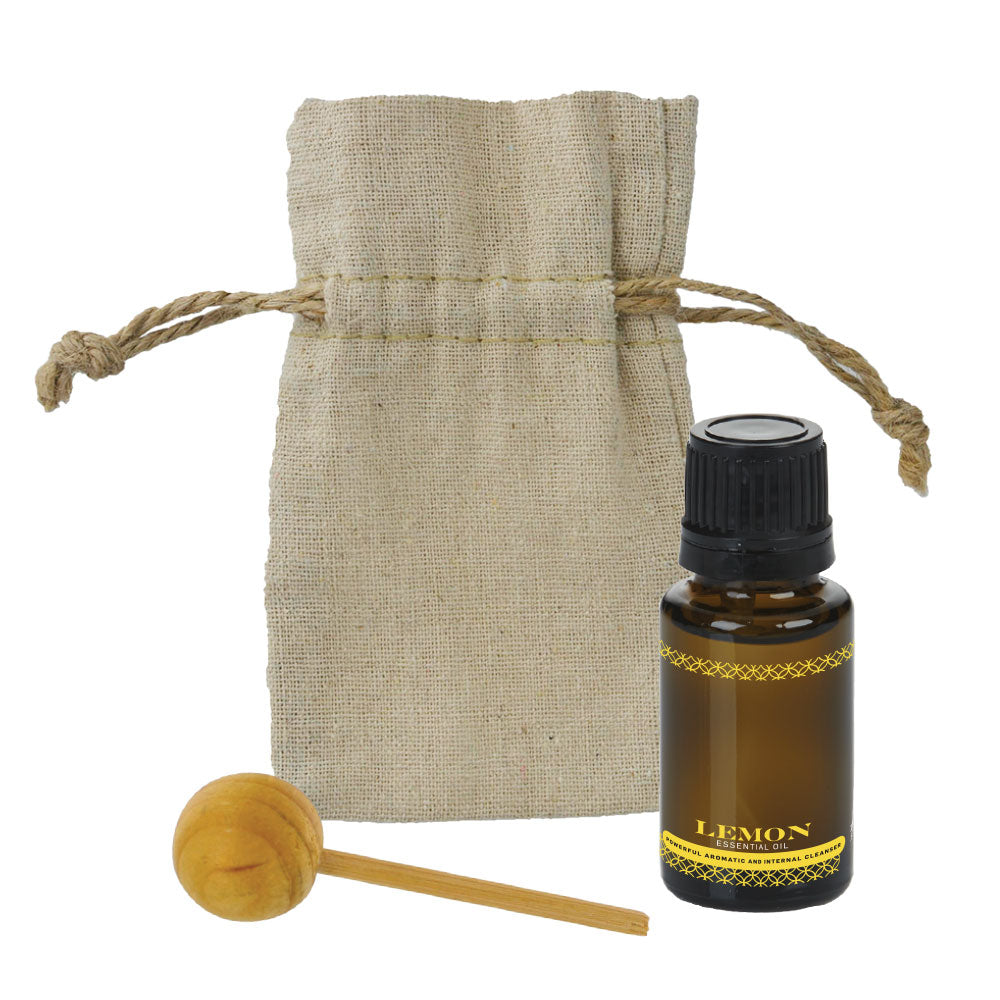 SnugZ Lemon Wooden Diffuser Set