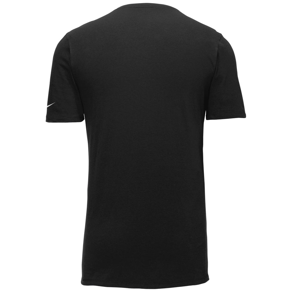 Nike Men's Black Dri-FIT Cotton/Poly Tee