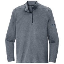Nike Men's Navy Heather Half Zip Cover-Up