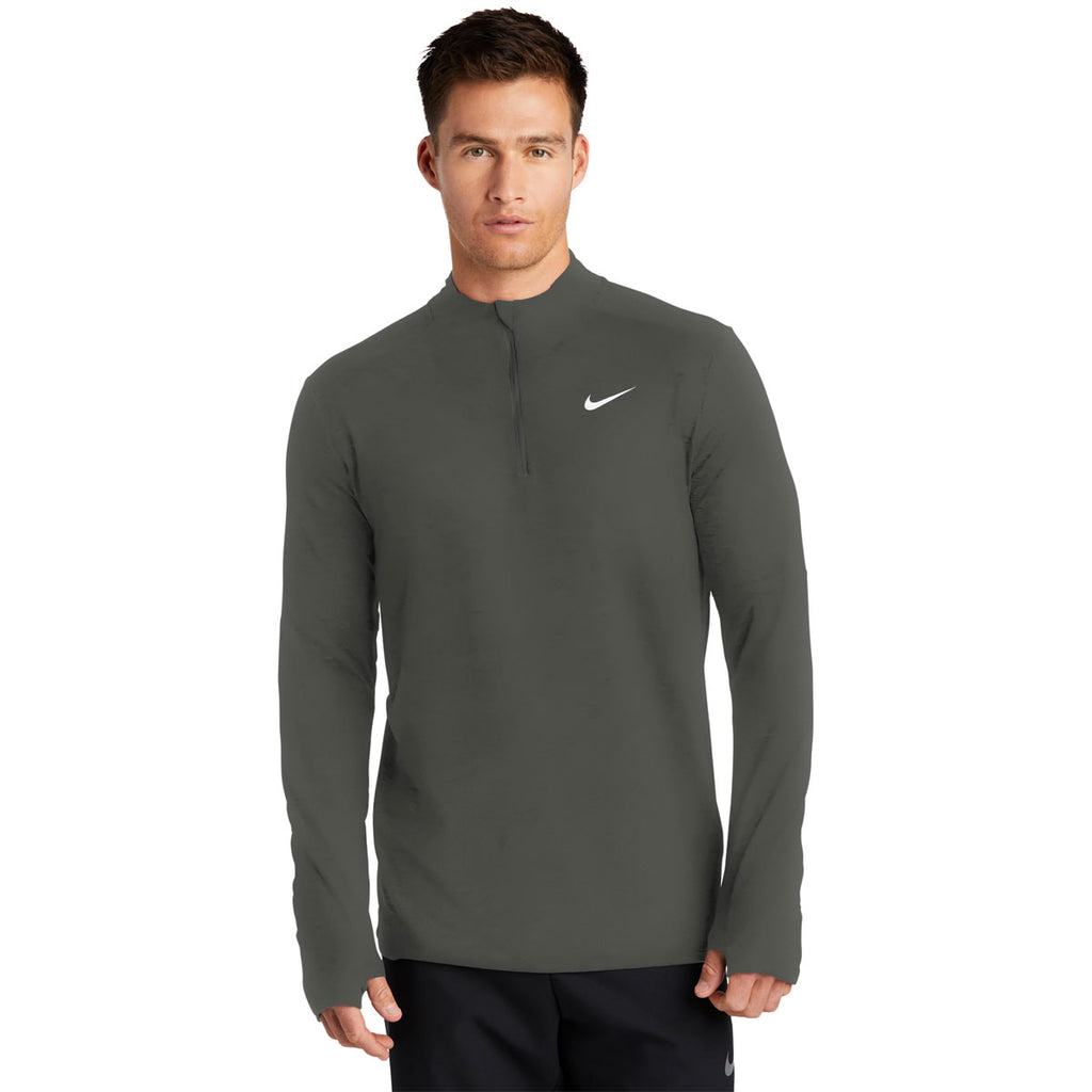 Nike Men's Anthracite Dri-FIT Element 1/2 Zip Top