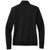 Nike Women's Black Club Fleece Sleeve Swoosh 1/2 Zip