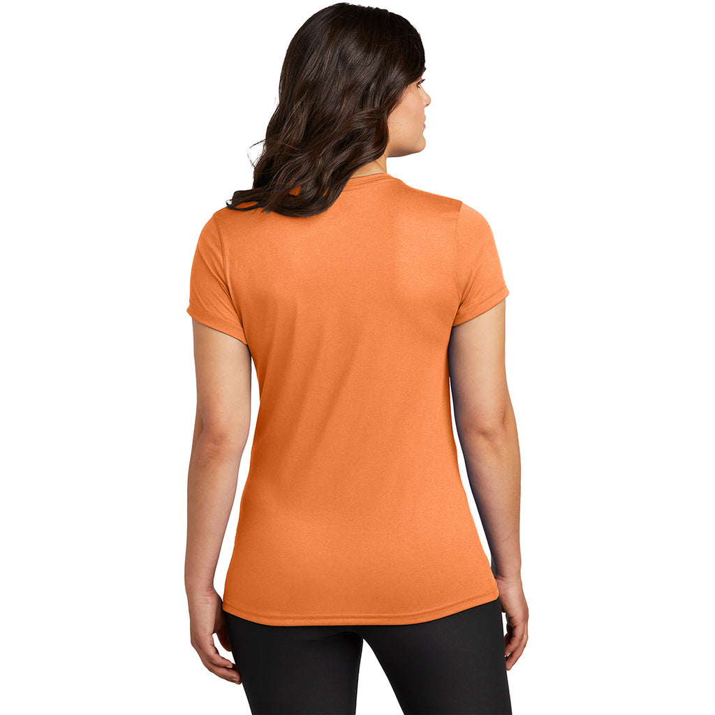 Nike Women's Desert Orange Swoosh Sleeve rLegend Tee