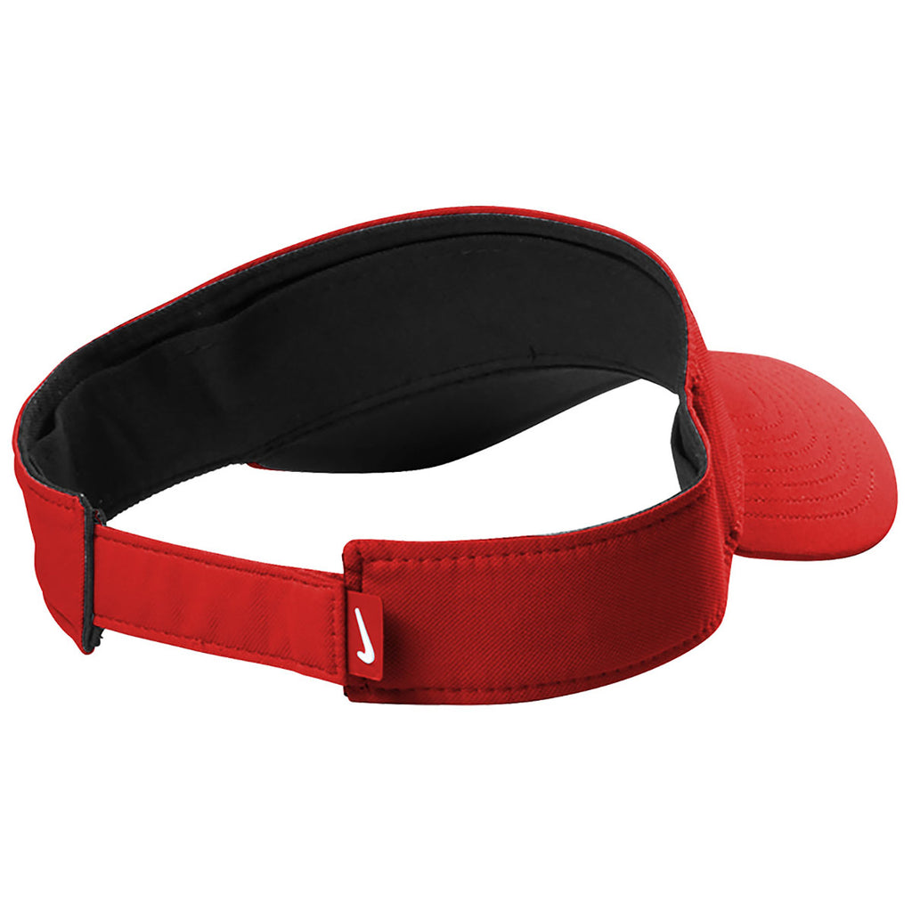 Nike University Red Dri-FIT Team Performance Visor