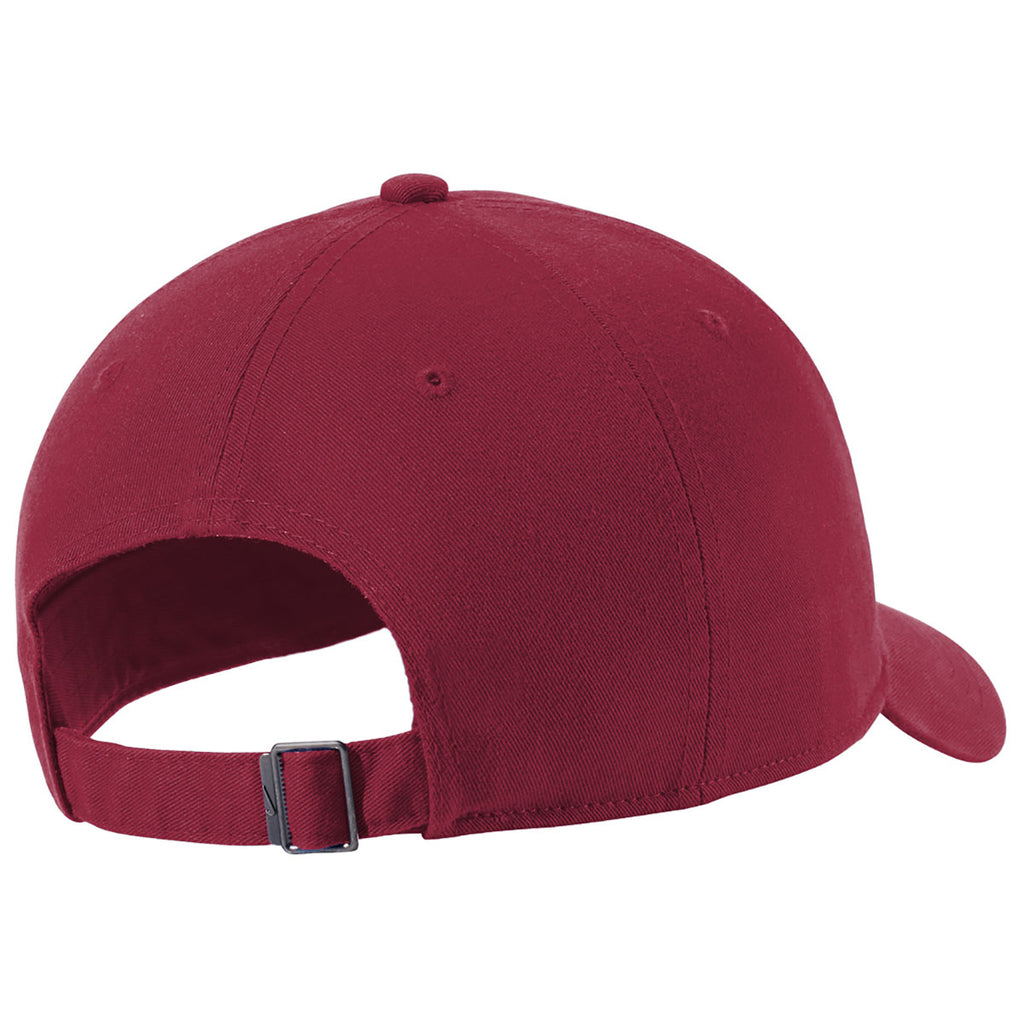 Nike Team Maroon Heritage Cotton Twill Cap