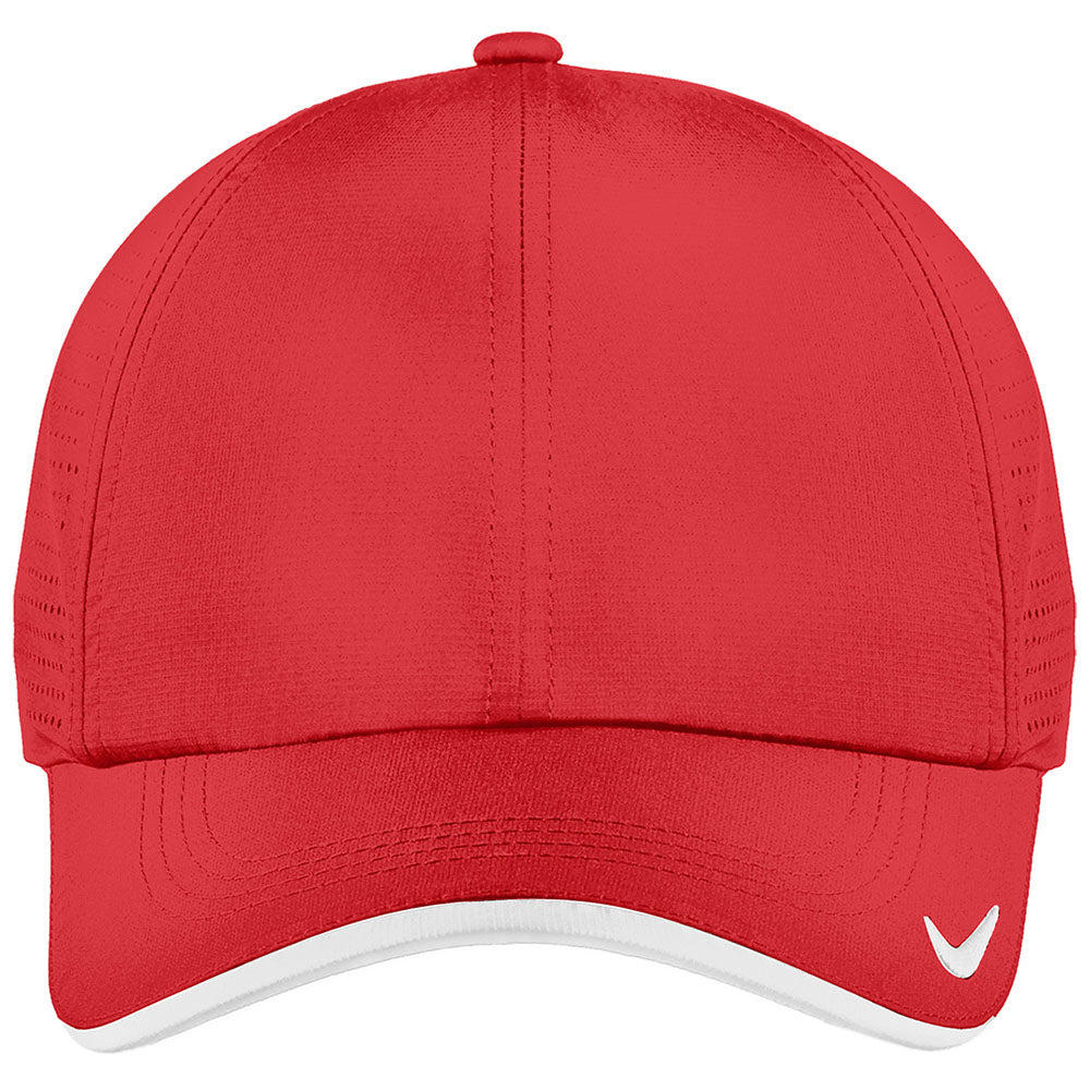 Nike University Red/White Dri-FIT Perforated Performance Cap