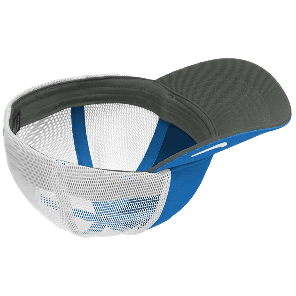 Nike Gym Blue/White Stretch-to-Fit Mesh Back Cap