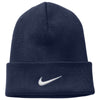 Nike College Navy Team Cuffed Beanie