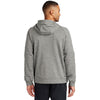 Nike Men's Dark Grey Heather Therma-FIT Pocket 1/4-Zip Fleece Hoodie