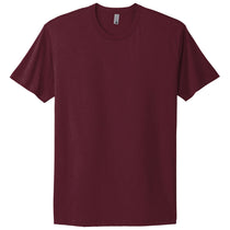 Next Level Unisex Maroon Cotton Tee