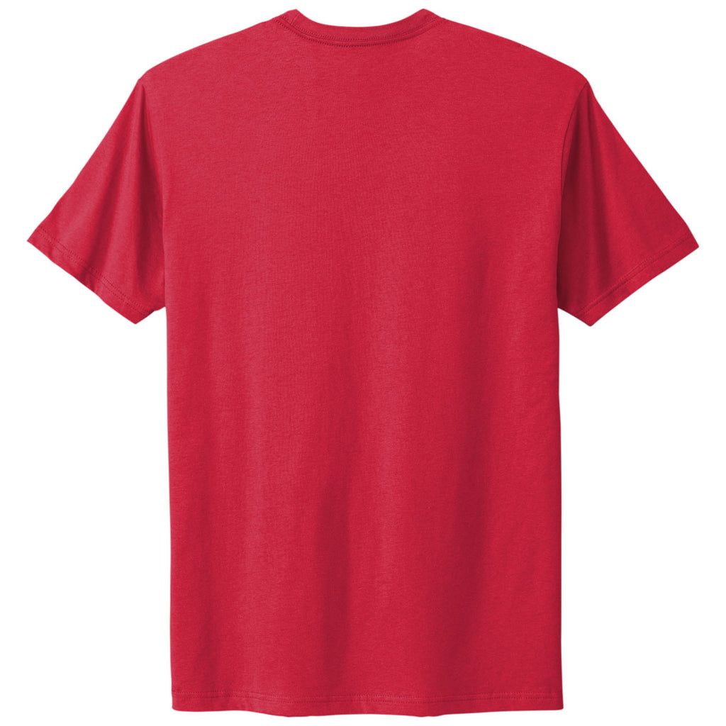 Next Level Unisex Red Cotton Tee