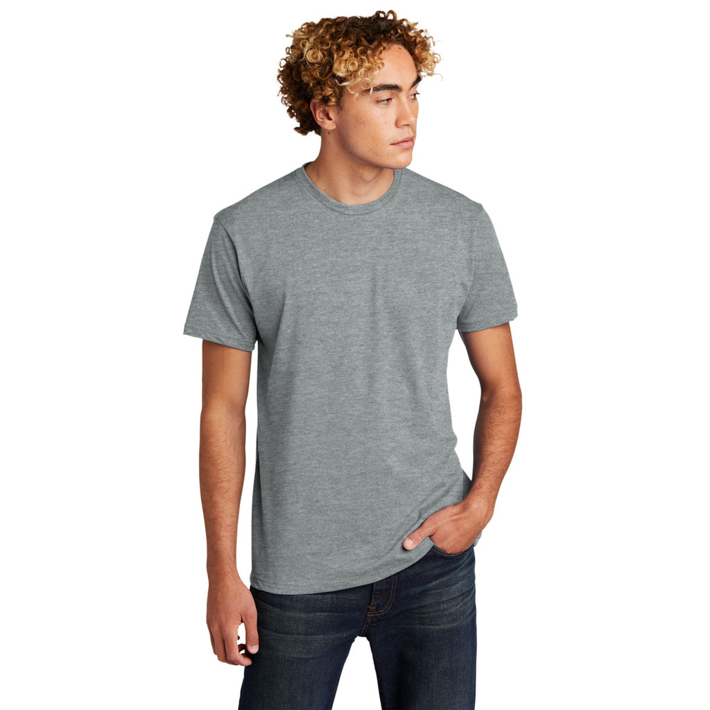 Next Level Unisex Dark Heather Grey CVC Tee