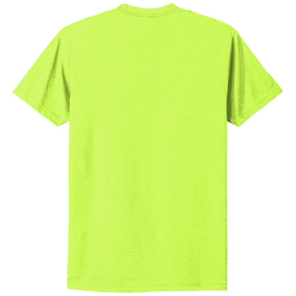 Next Level Unisex Neon Yellow CVC Tee