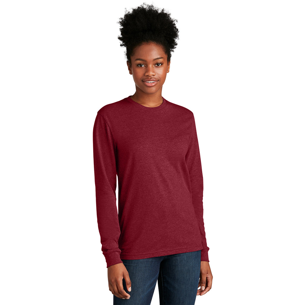 Next Level Apparel Unisex Cardinal CVC Long Sleeve Tee