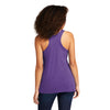 Next Level Women's Purple Rush Tri-Blend Racerback Tank