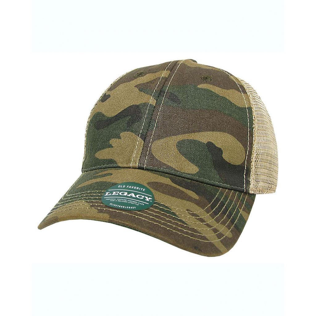 Legacy Army Camo/Khaki Old Favorite Trucker Cap