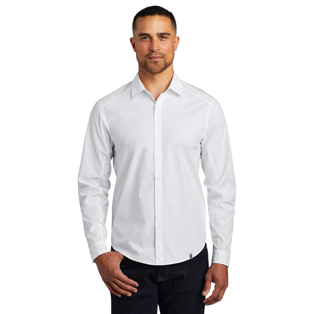 OGIO Men's White Commuter Woven Shirt