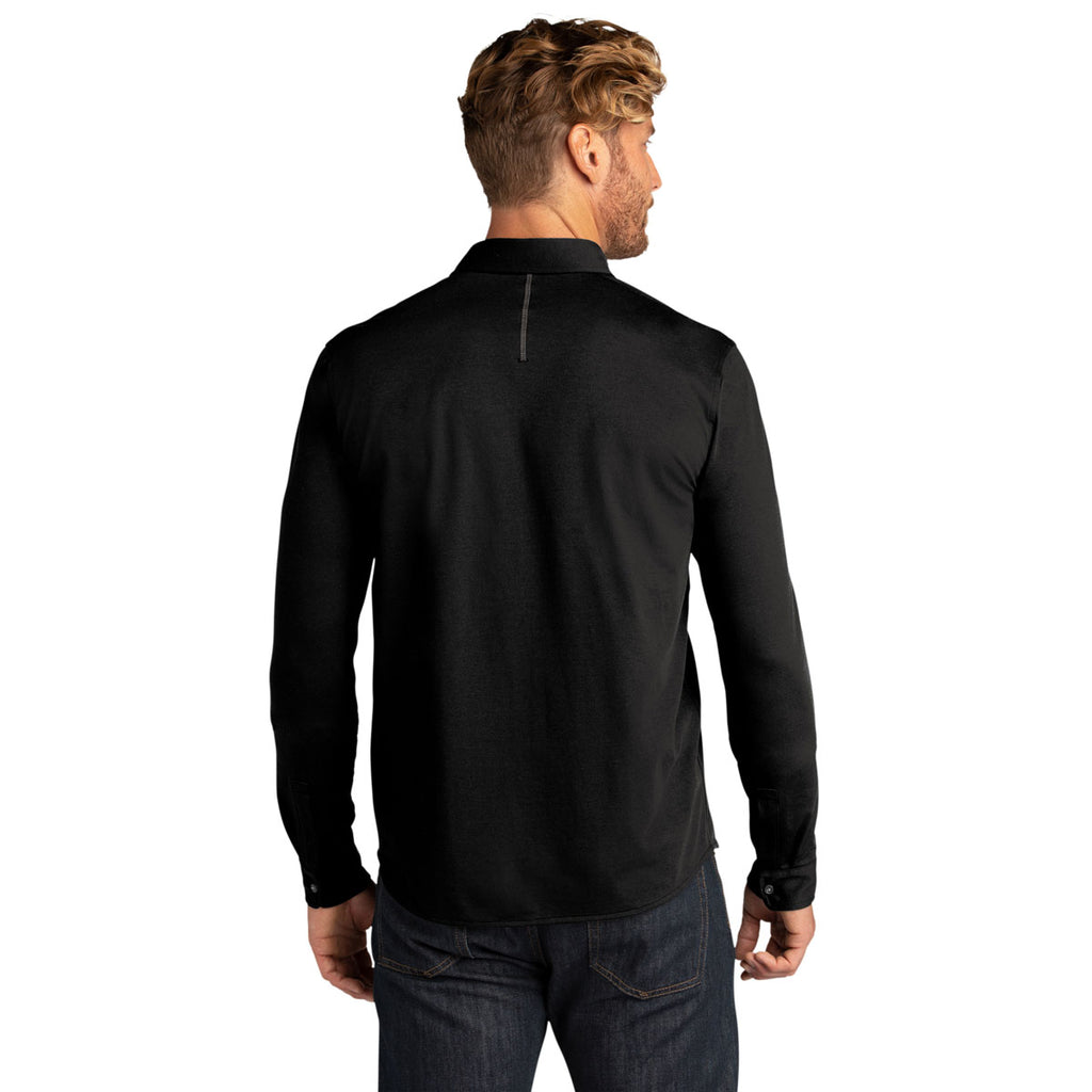 OGIO Men's Blacktop Code Stretch Long Sleeve Button-Up