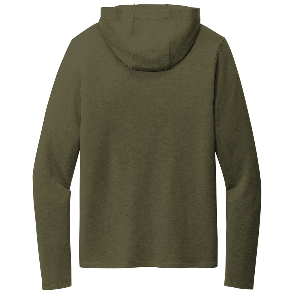 OGIO Men's Deep Olive Luuma Flex Hooded Henley