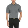 Original Penguin Men's Caviar Grey Oxford Polo