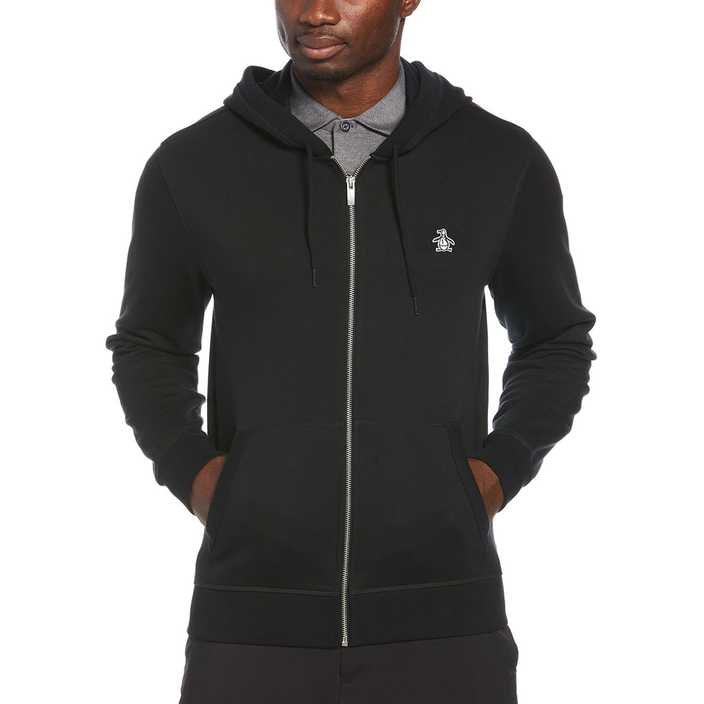 Original Penguin Men's Caviar Black Full Zip Hoodie