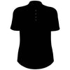 Original Penguin Women's Caviar Black Solid Polo