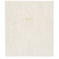 Sugar Paper Flax Baby Book