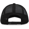 Pacific Headwear Black Low-Pro Trucker Cap