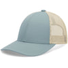 Pacific Headwear Smoke Blue/Beige/Smoke Blue Low-Pro Trucker Cap