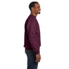 Hanes Unisex Maroon 7.8 oz. EcoSmart 50/50 Fleece Crew