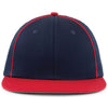 Pacific Headwear Navy/Red Momentum Team Cap