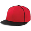 Pacific Headwear Red/Black Momentum Team Cap