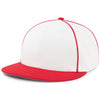 Pacific Headwear White/Red Momentum Team Cap