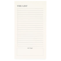 Sugar Paper Cream The List Pad