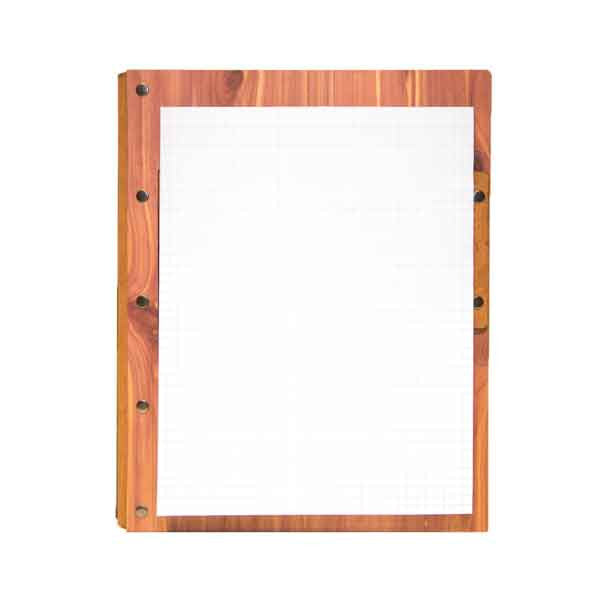 Woodchuck USA Cedar Padfolio