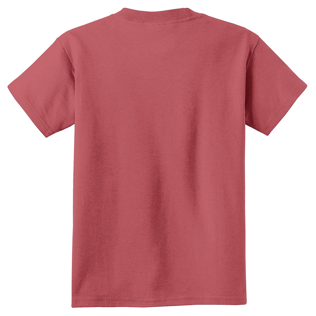 Port & Company Youth Red Rock Pigment-Dyed Tee