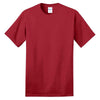 Port & Company Men's Red Ring Spun Cotton Tee