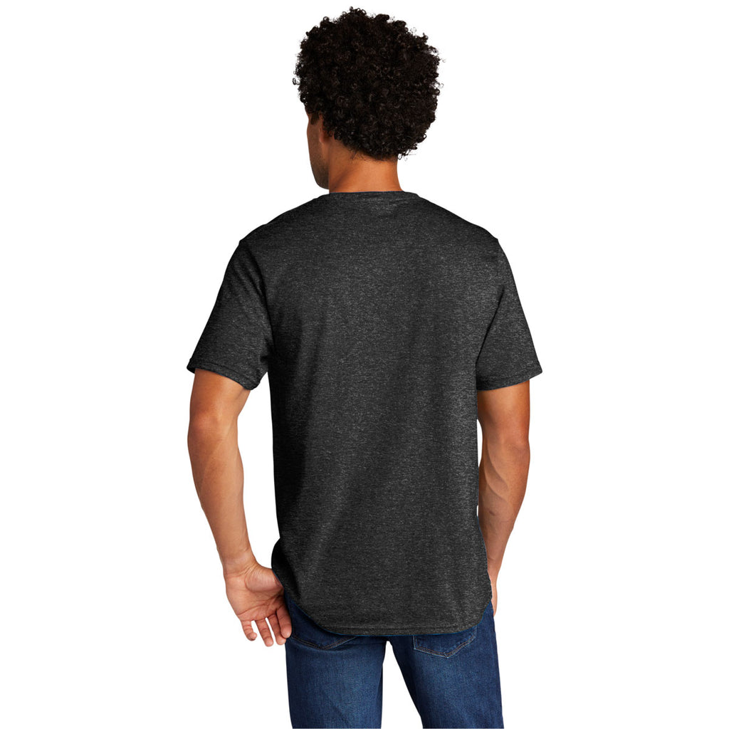 Port & Company Men's Black Heather Tri-Blend Tee