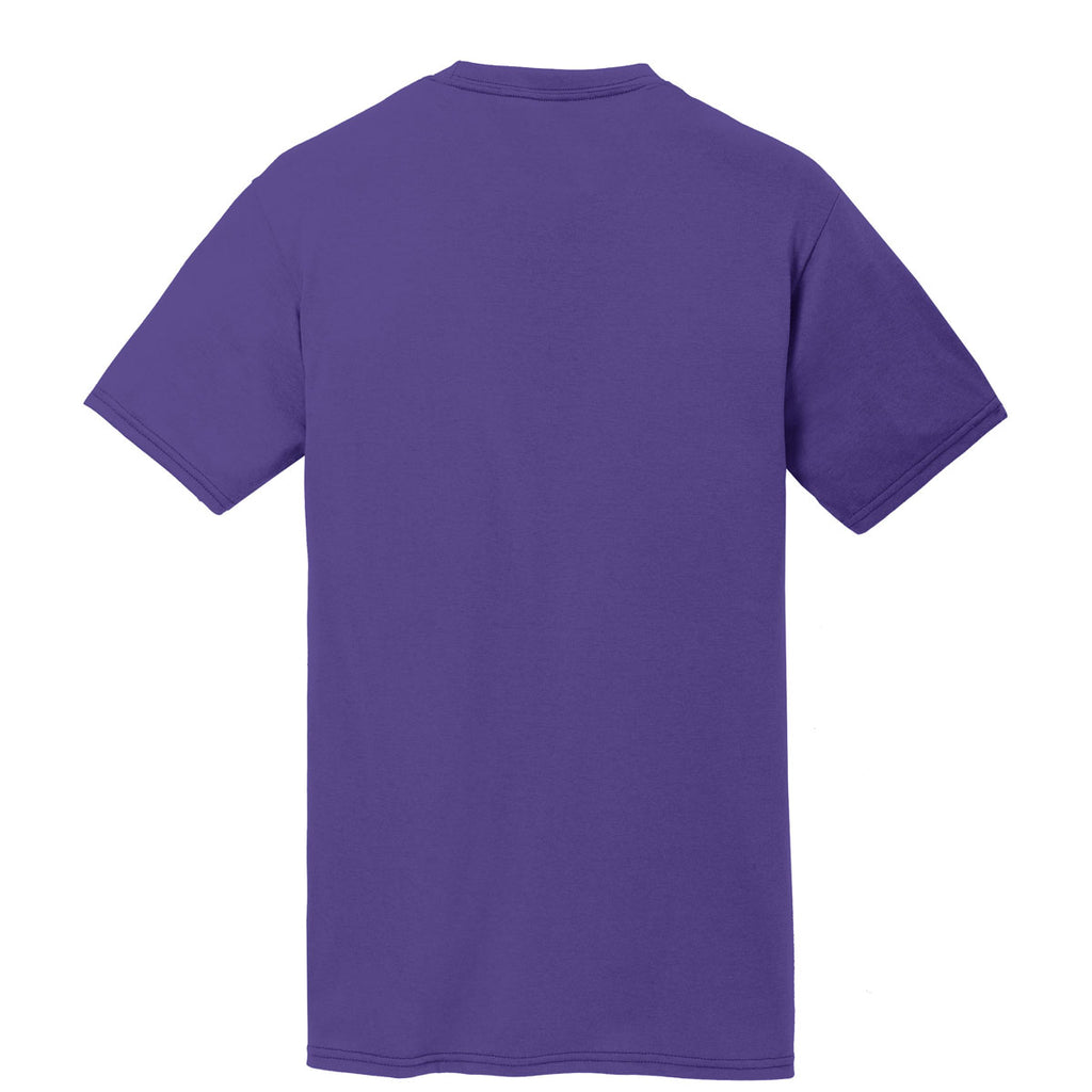 Port & Company Men's Purple Performance Blend Tee