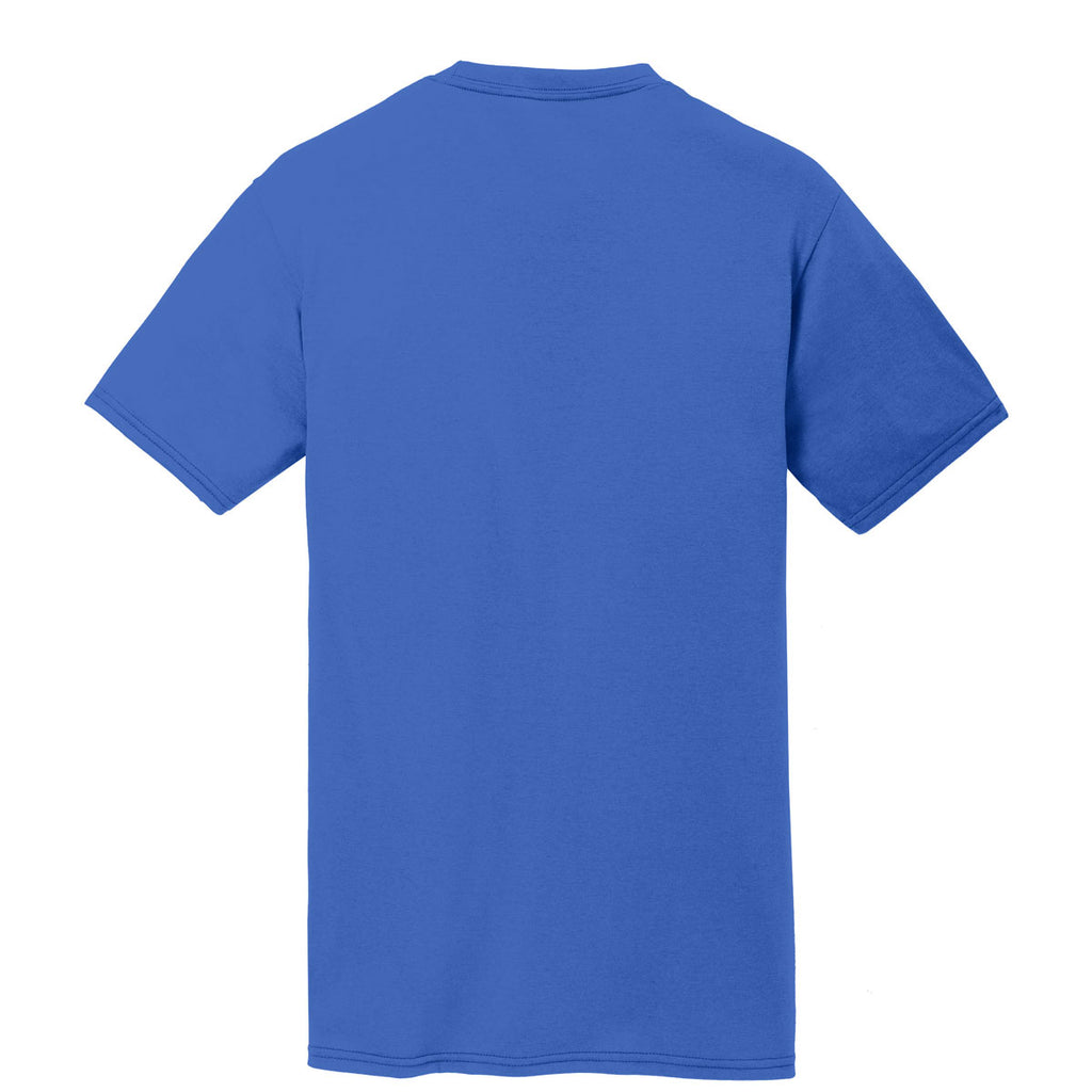 Port & Company Men's True Royal Performance Blend Tee