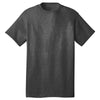 Port & Company Men's Dark Heather Grey Cotton Tee