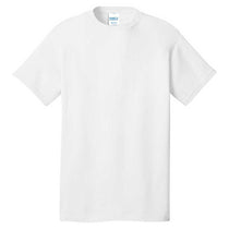 Port & Company Men's White Core Cotton Tee