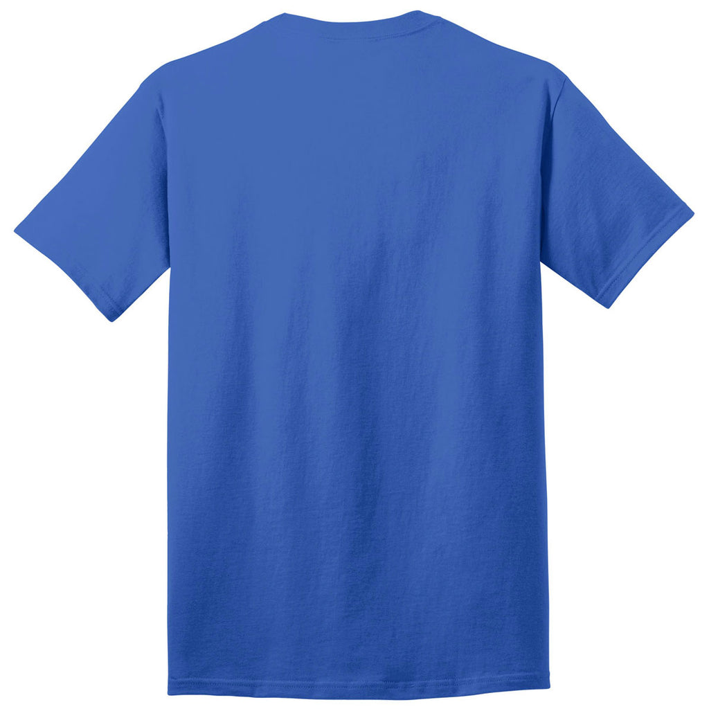 Port & Company Men's Royal Core Cotton DTG Tee