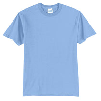 Port & Company Men's Light Blue Tall Core Blend Tee
