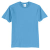 Port & Company Men's Aquatic Blue Core Blend Tee