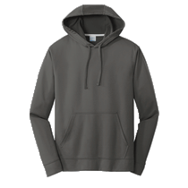 Port & Company Men's Charcoal Performance Fleece Pullover Hooded Sweatshirt