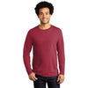 Port & Company Rich Red Long Sleeve Bouncer Tee