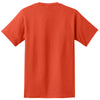 Port & Company Men's Orange Essential Pocket Tee