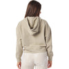 Glyder Women's Linen Vintage Oversized Cropped Hoodie